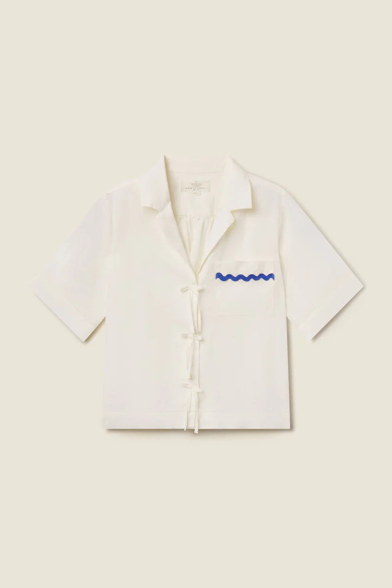 Trovata Inez Shirt in Ivory