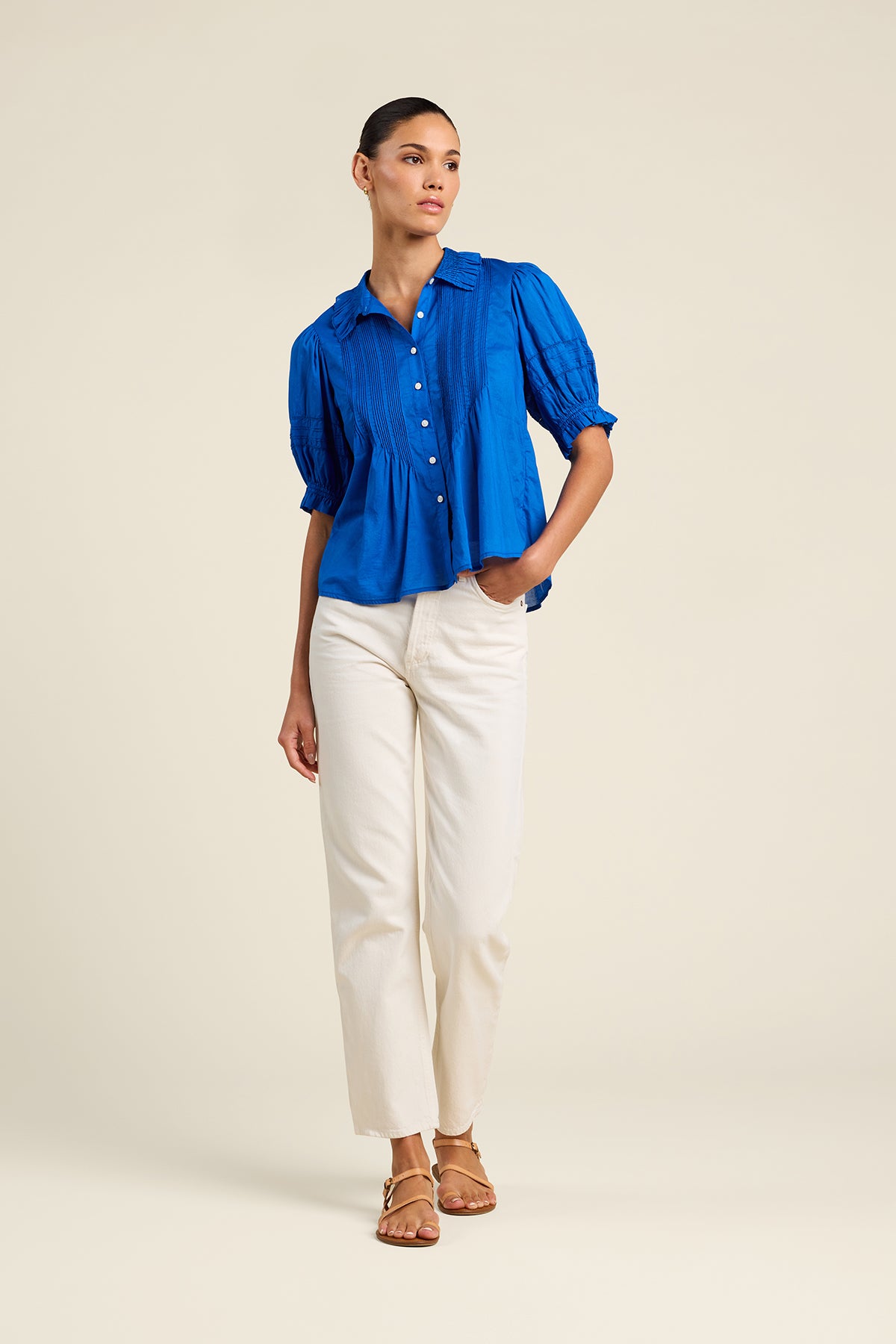 Trovata Jess Blouse in Cobalto
