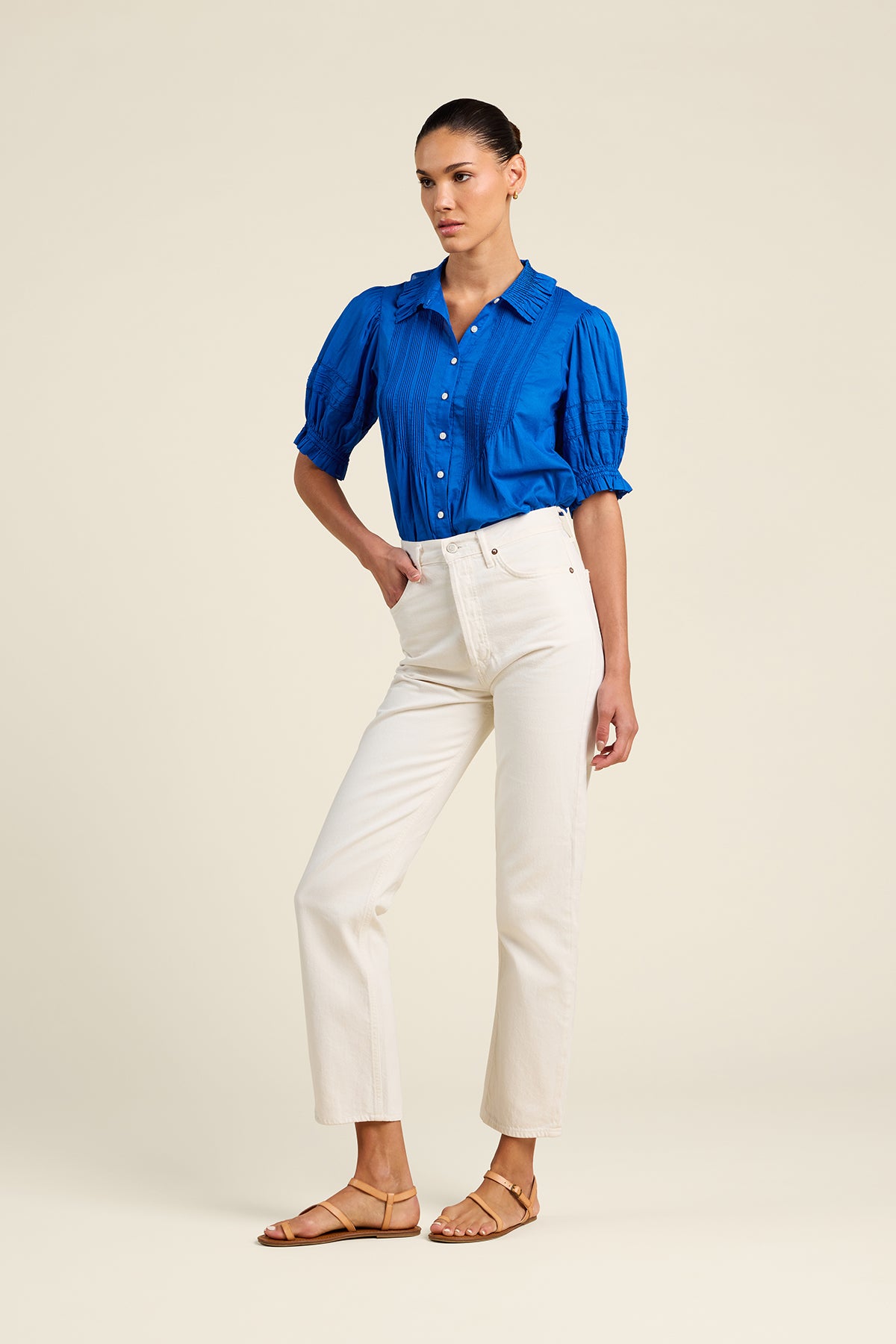 Trovata Jess Blouse in Cobalto