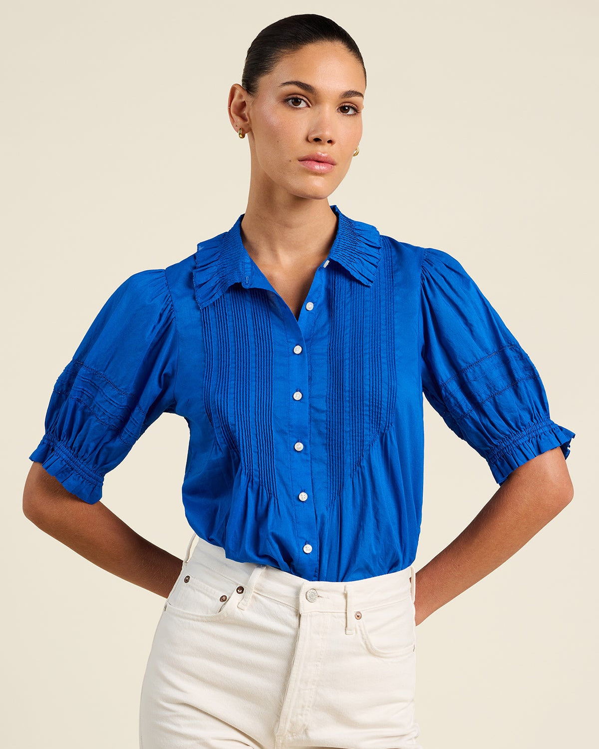 Trovata Jess Blouse in Cobalto