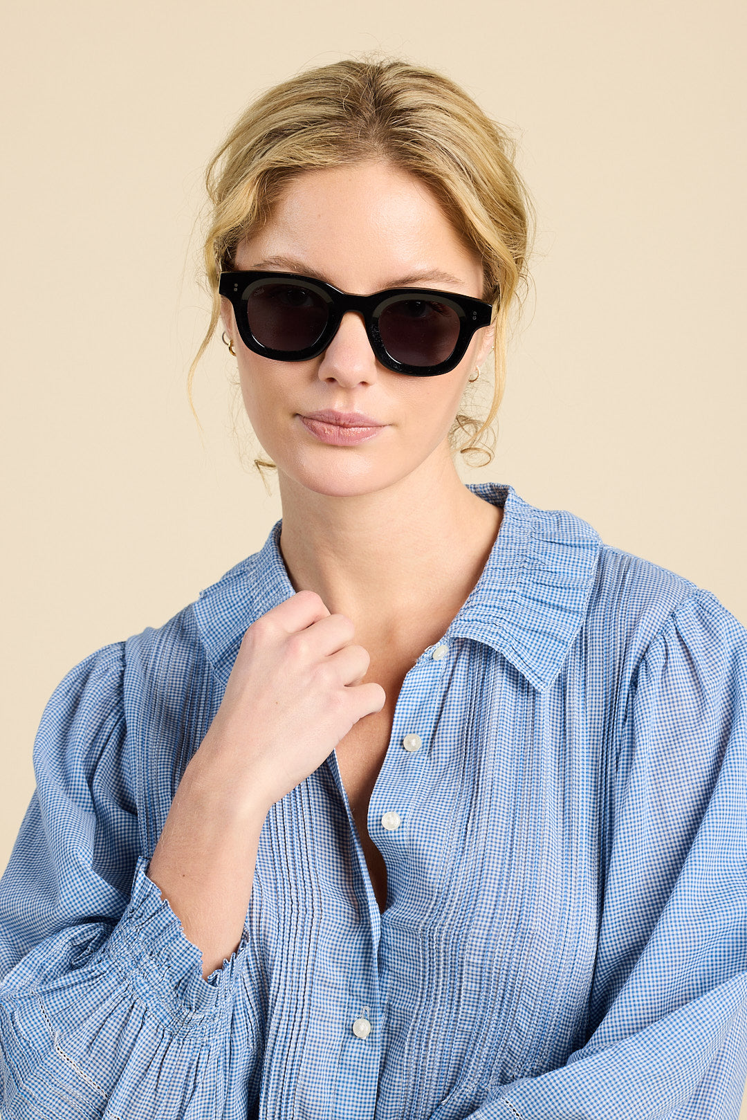 Trovata Francesca Blouse in Seabrook Gingham