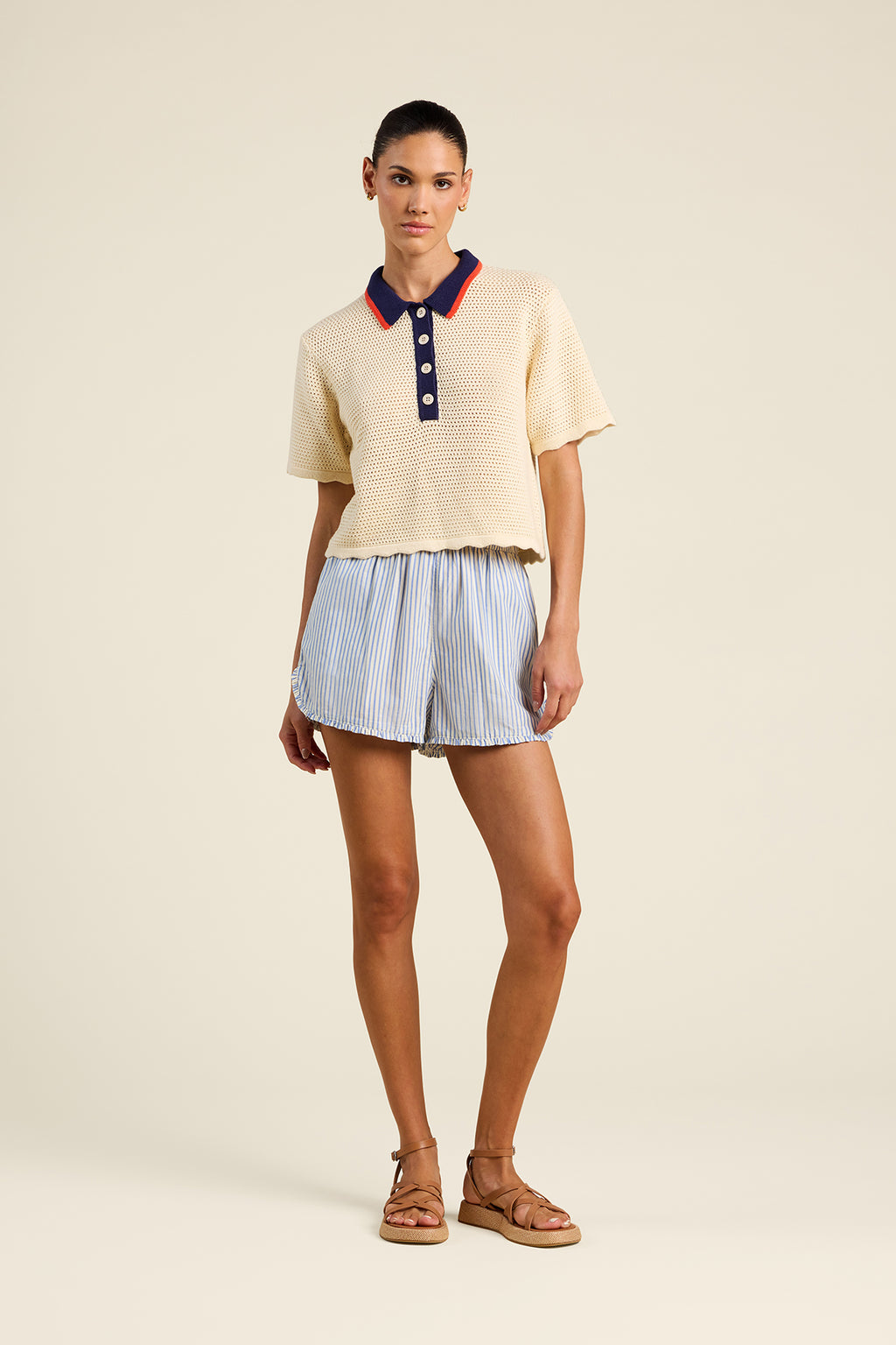 Trovata Amalia Polo in Antique White