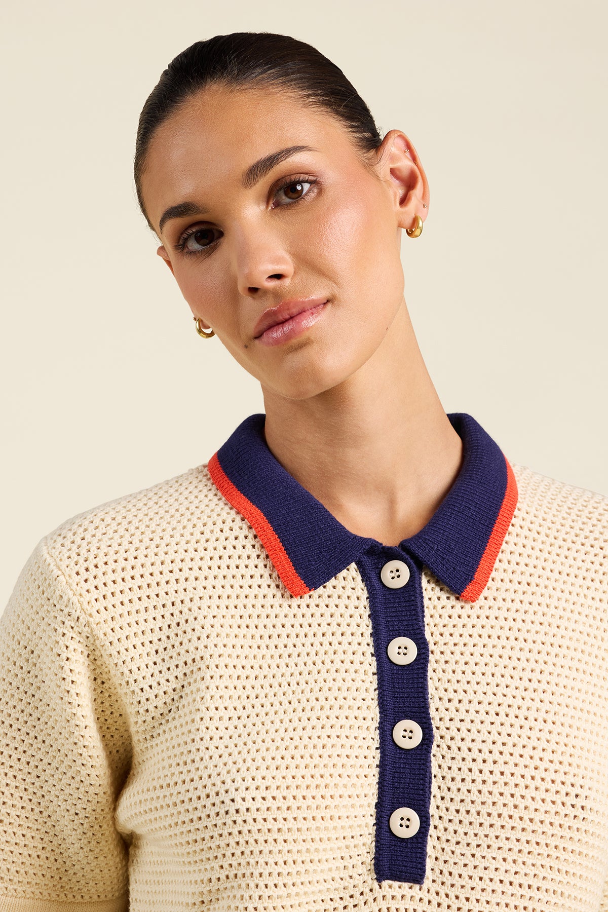 Trovata Amalia Polo in Antique White