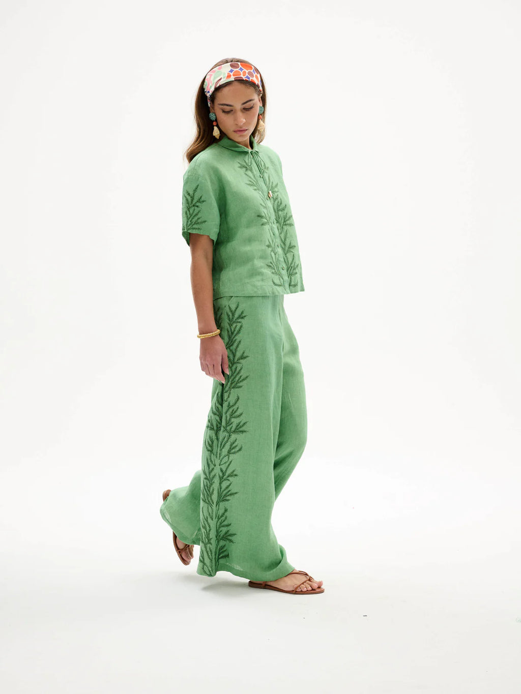 Carolina K Kimono Shirt in Mint