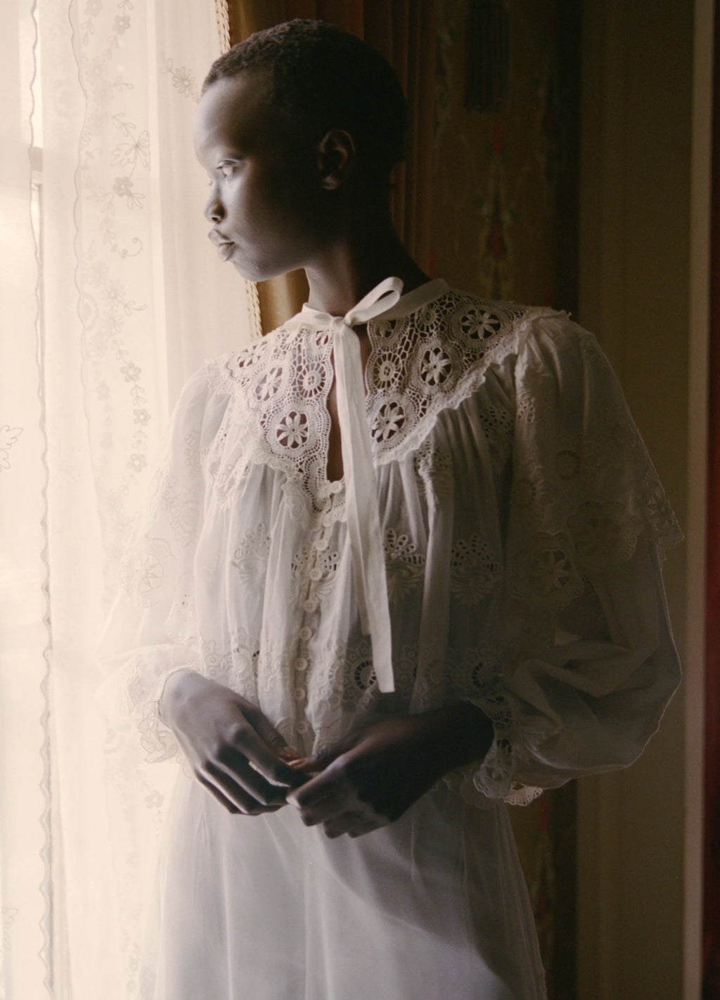 Sea New York Sofia Embroidery Long-Sleeve Top