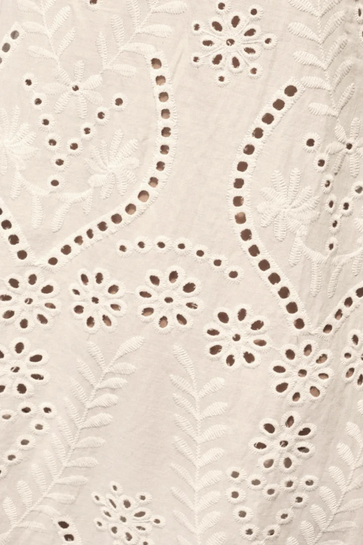 Natalie Martin Lisa Top in Athena Embroidery Salt
