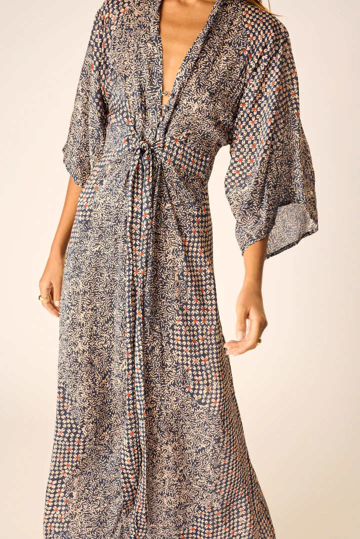 Natalie Martin Sarah Dress in Delphi Ink