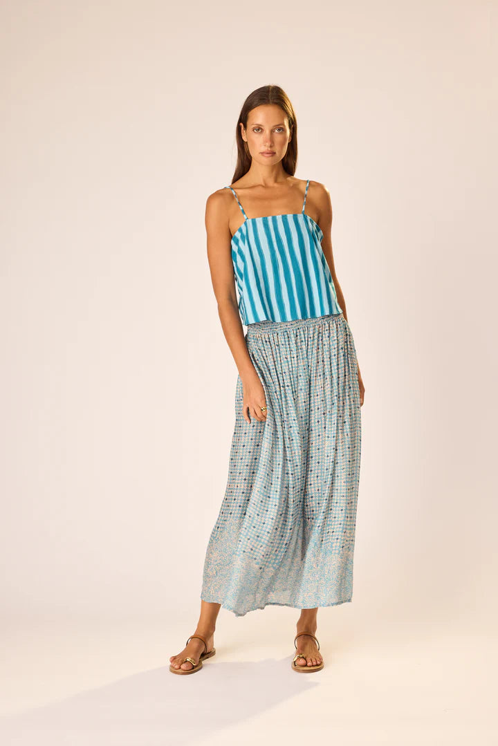 Natalie Martin Bella Skirt in Delphi Sky