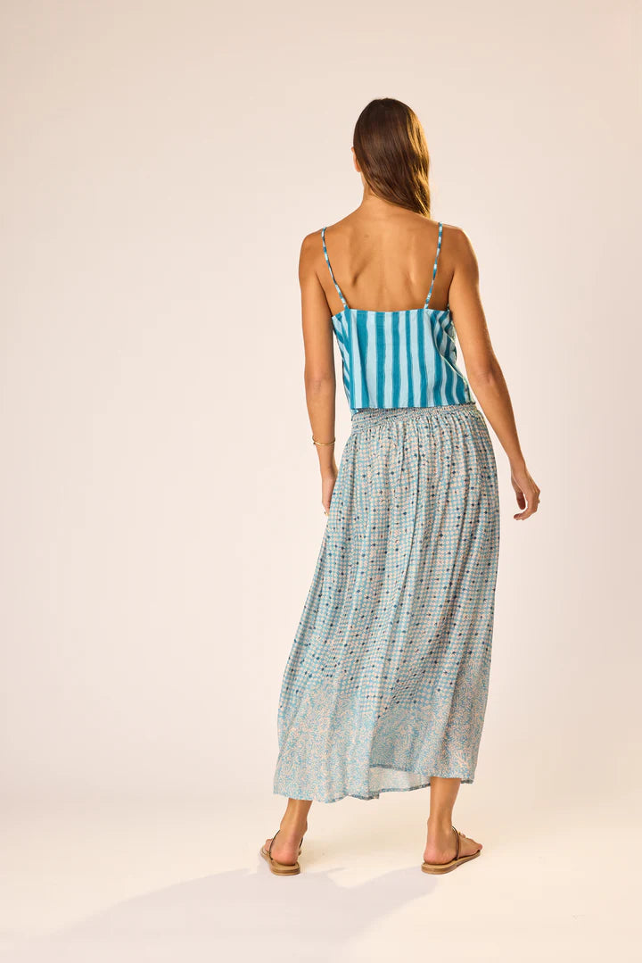 Natalie Martin Bella Skirt in Delphi Sky