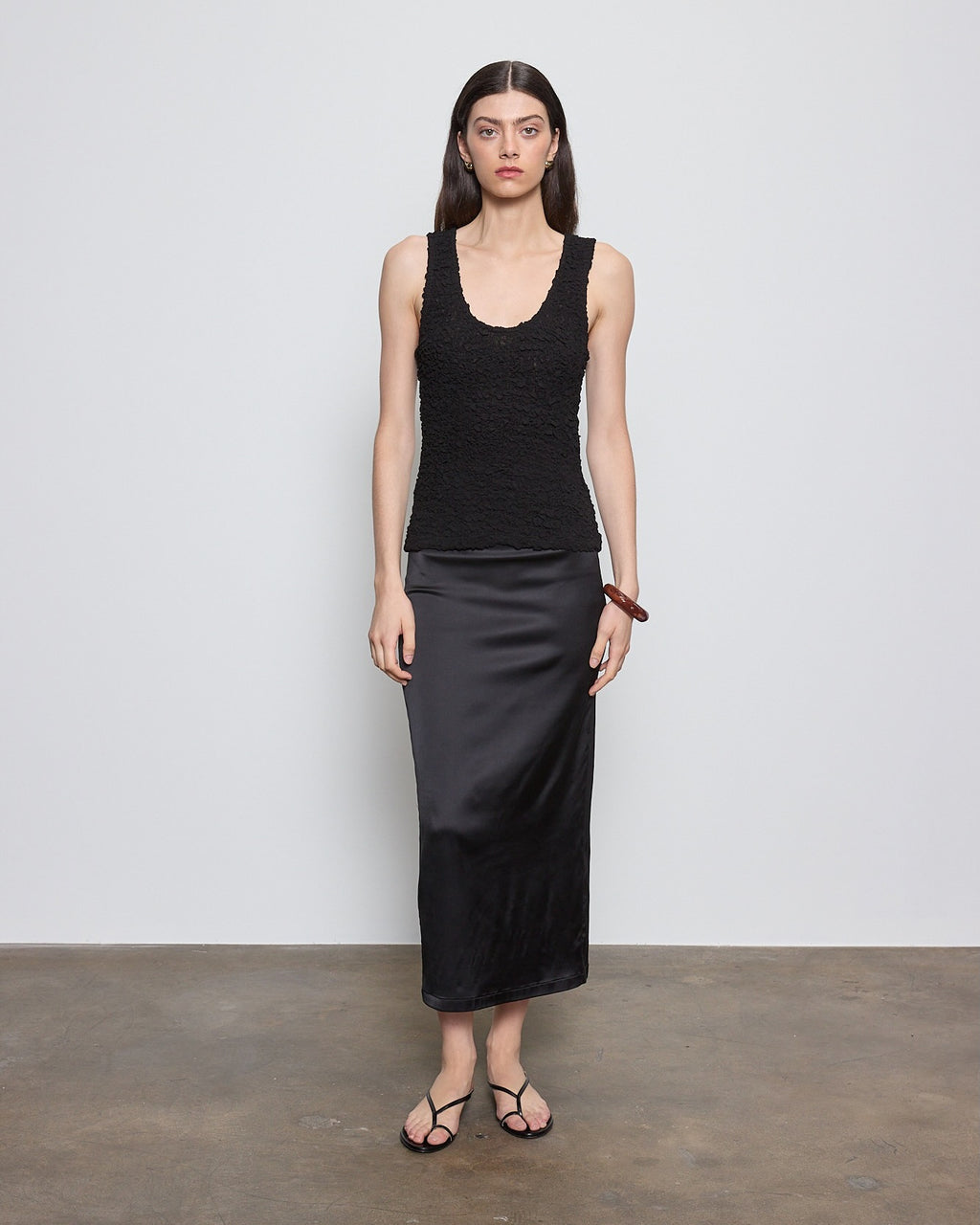 Enza Costa Dimension Tank in Black