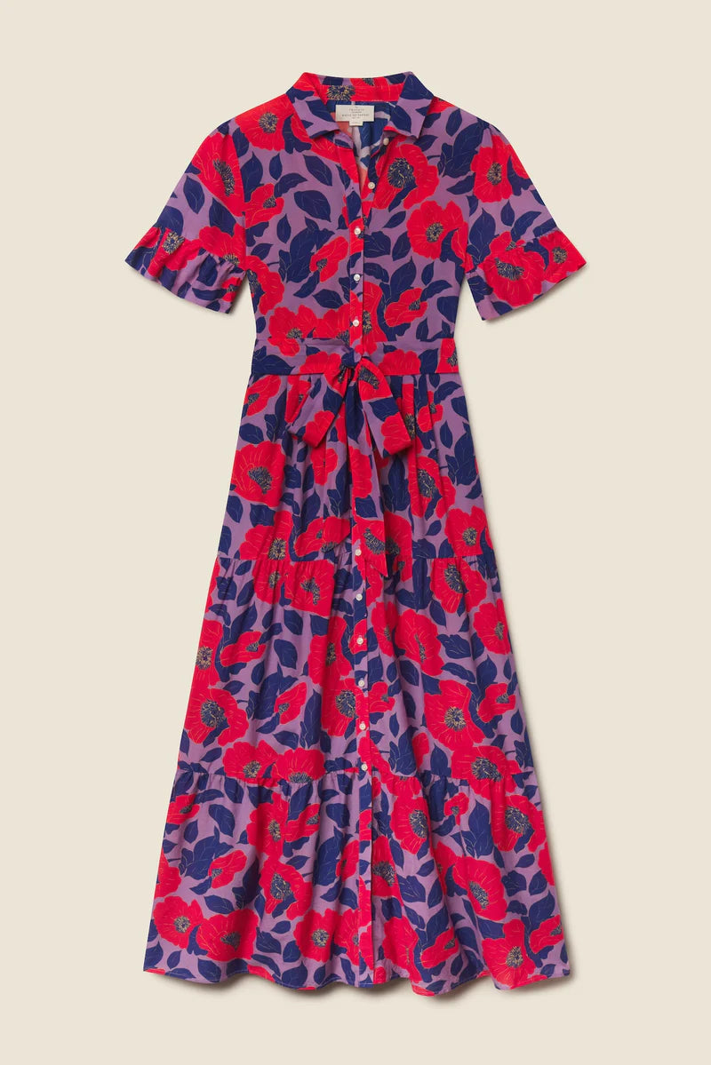Trovata Martine Dress in Poinciana Floral