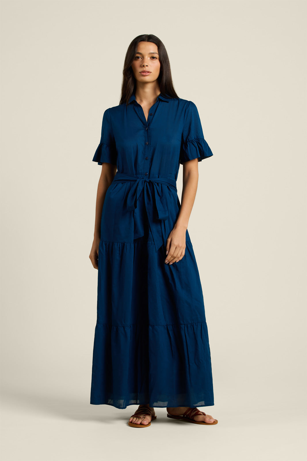 Trovata Martine Dress in Laguna Navy