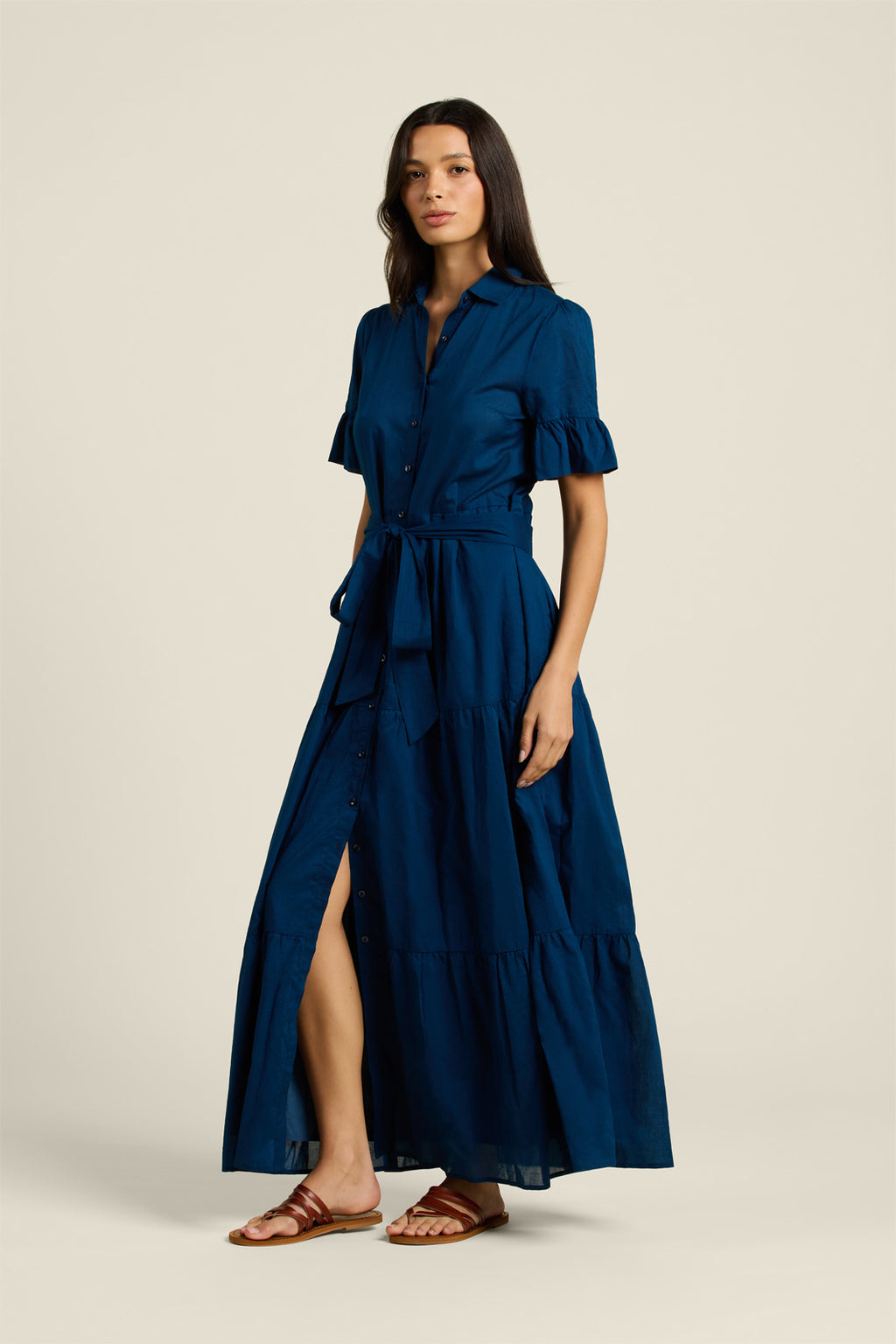 Trovata Martine Dress in Laguna Navy
