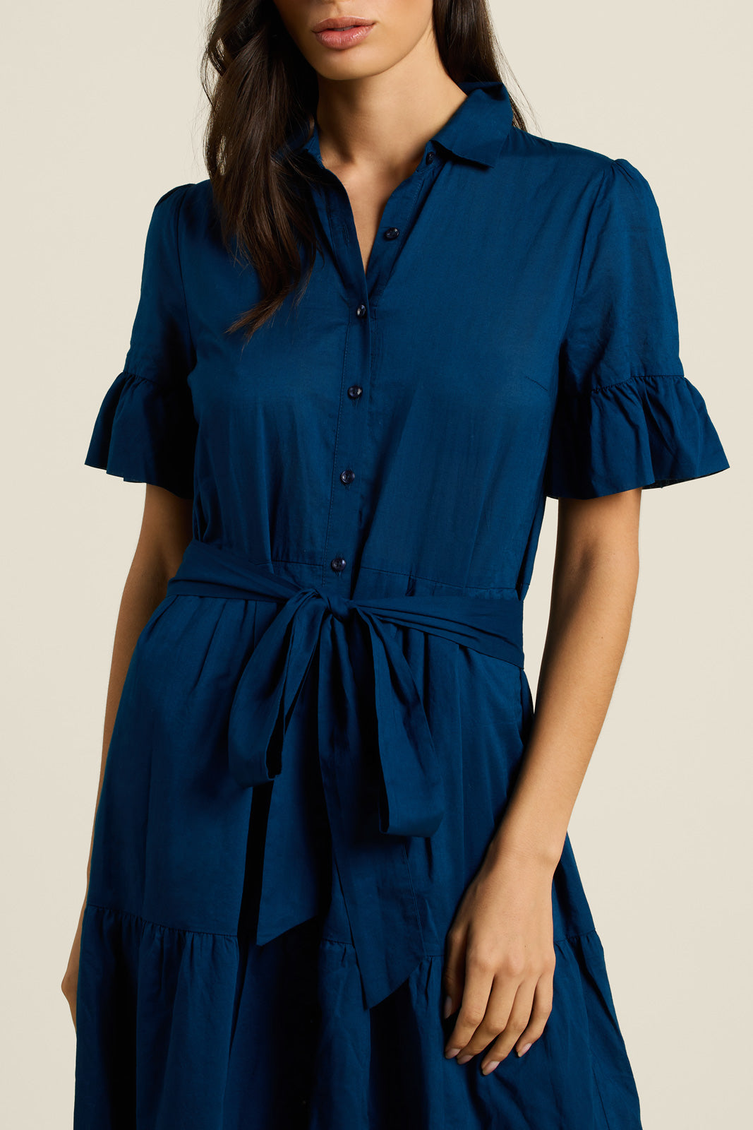 Trovata Martine Dress in Laguna Navy