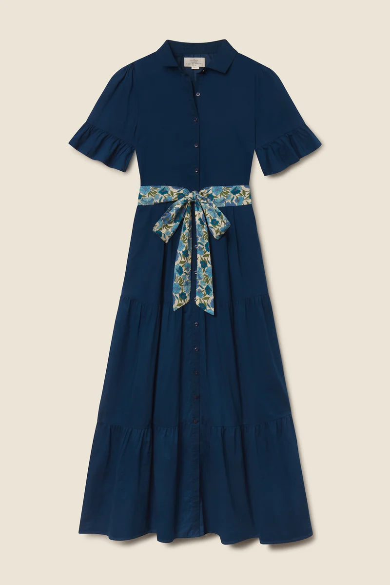Trovata Martine Dress in Laguna Navy