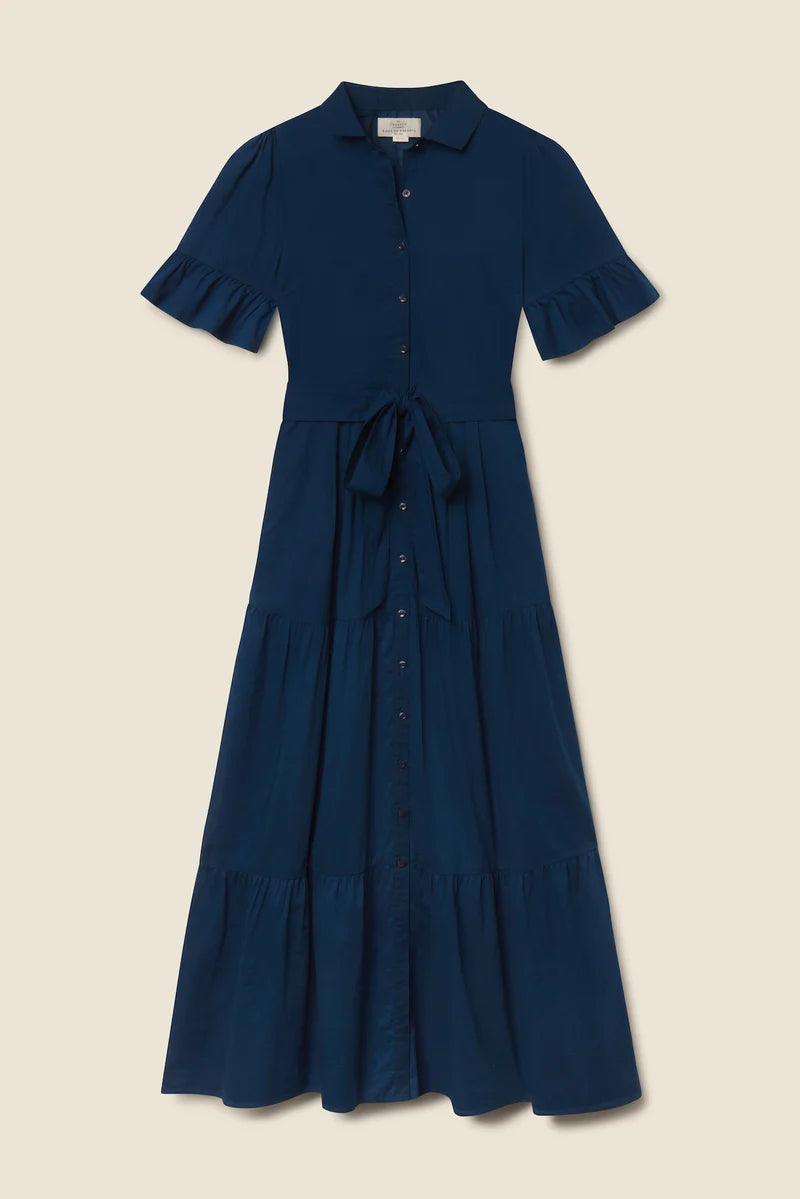 Trovata Martine Dress in Laguna Navy