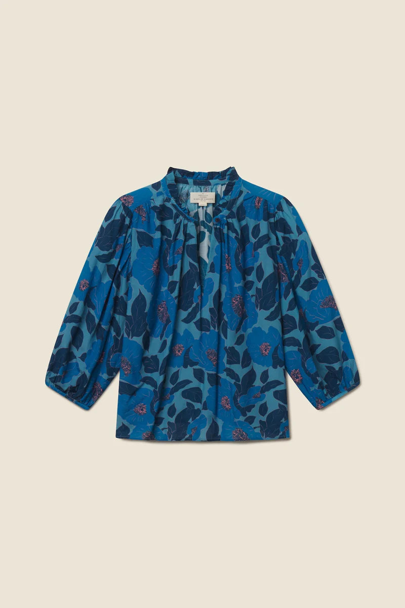 Trovata Orly Blouse in Lago Floral