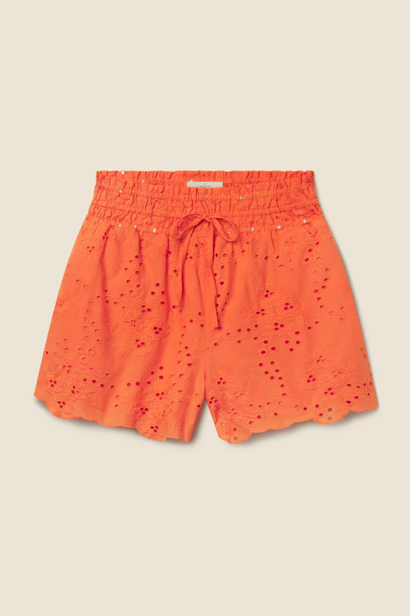 Trovata Frances Short in Vermillion Eyelet