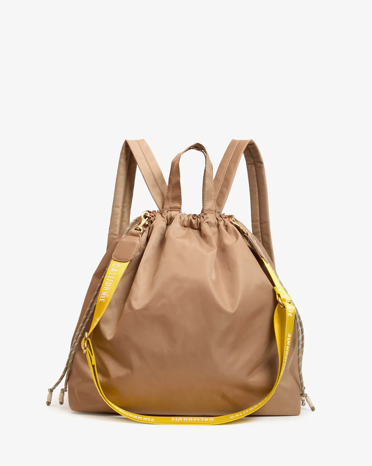 Clare V. Sac Tout Backpack in Latte
