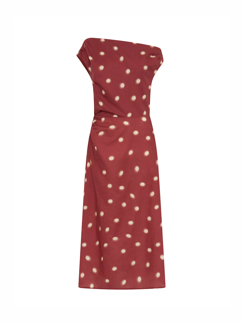Kivari Saro Midi Dress in Brick