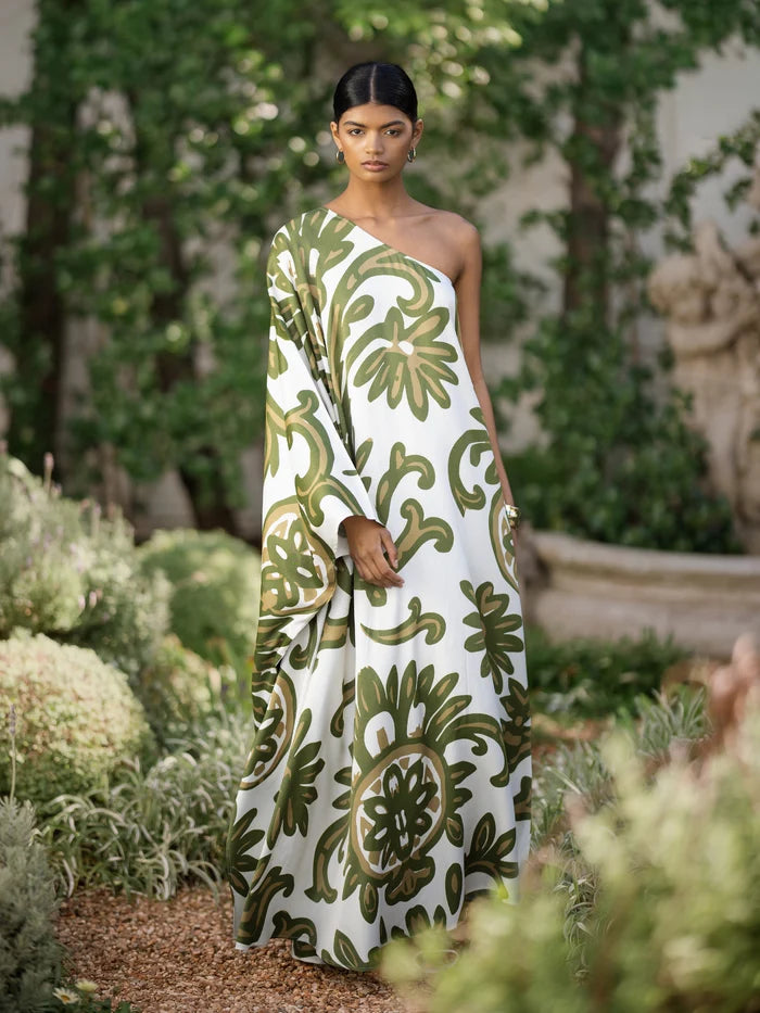 DIARRABLU Satu Dress in Elia Olive