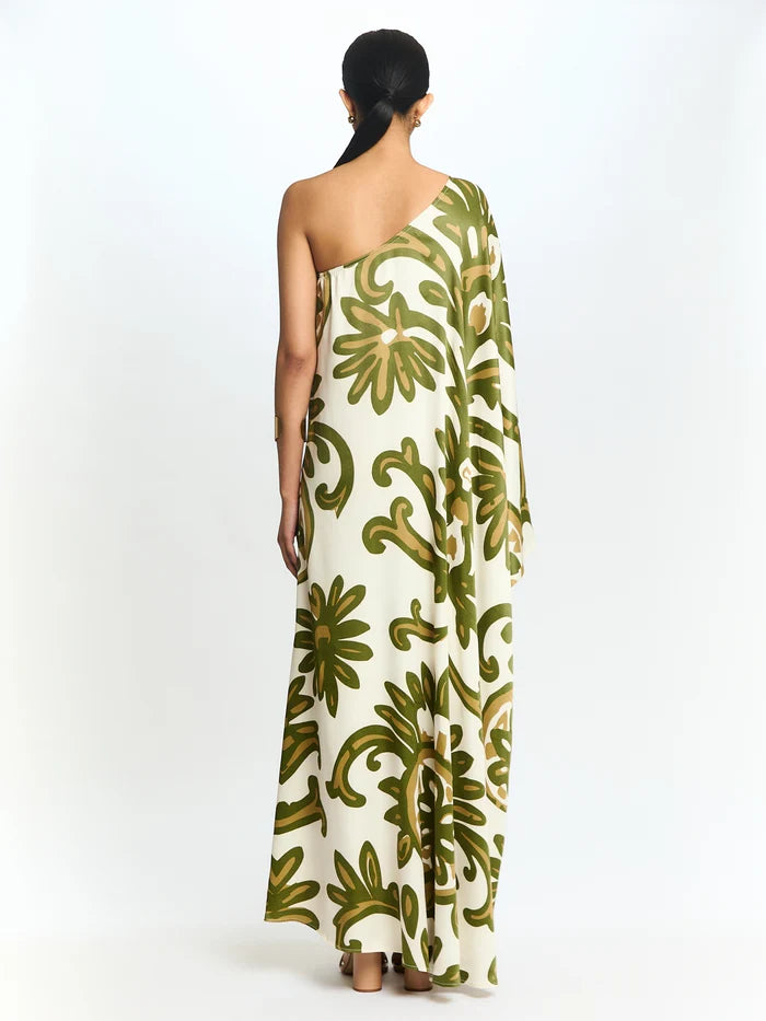 DIARRABLU Satu Dress in Elia Olive