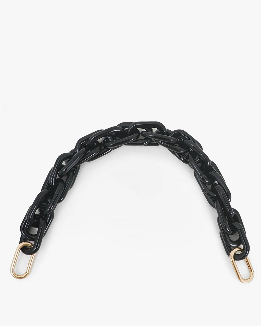 Clare V. Shortie Strap Resin in Black