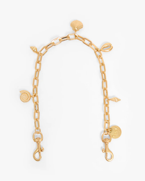 Clare V. Shortie Strap Oval Link w/ Sea Charms