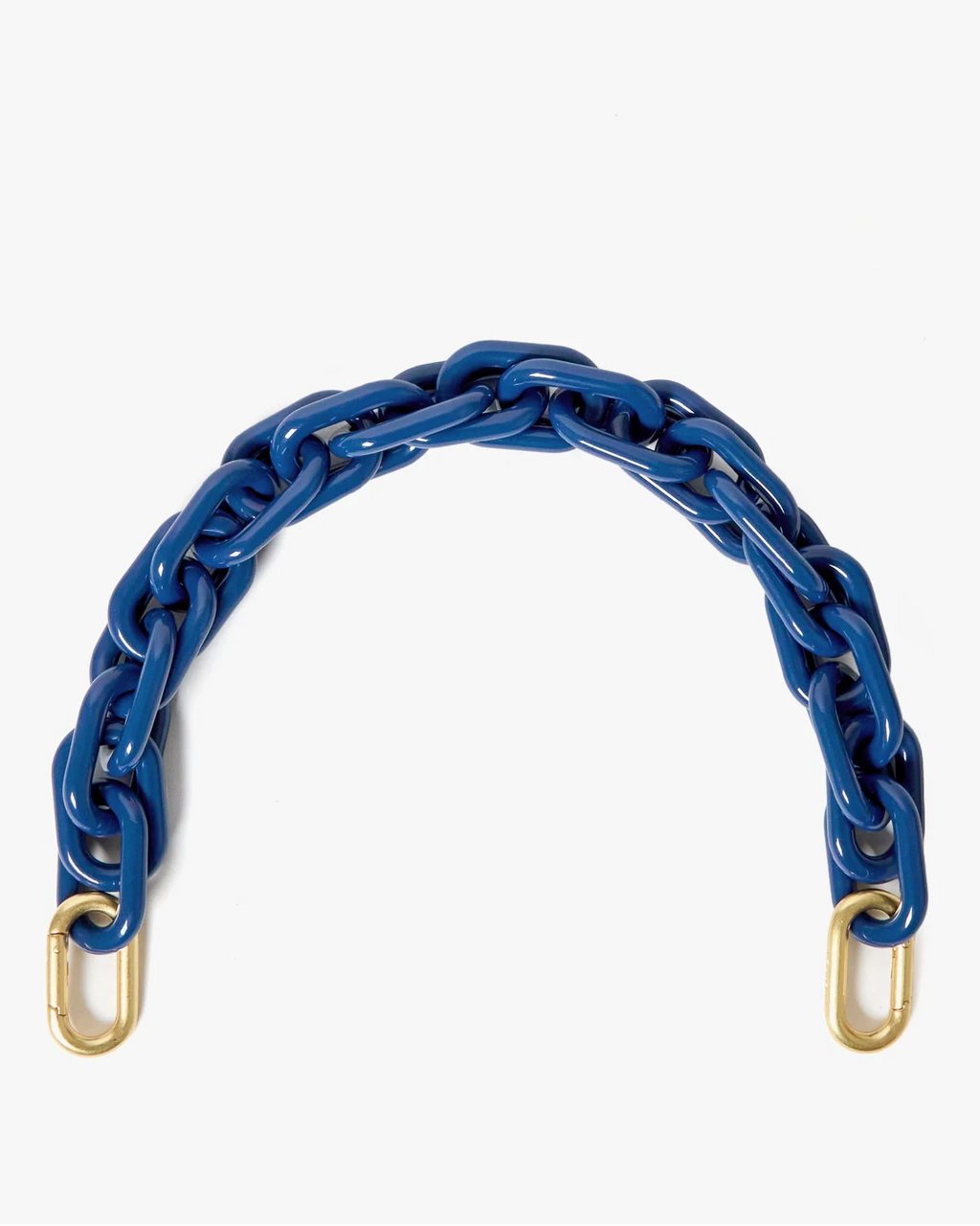 Clare V. Shortie Strap Resin in French Blue