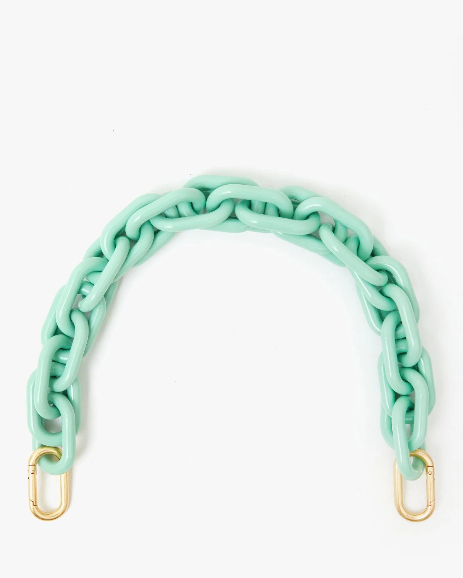 Clare V. Shortie Strap Resin in Mist