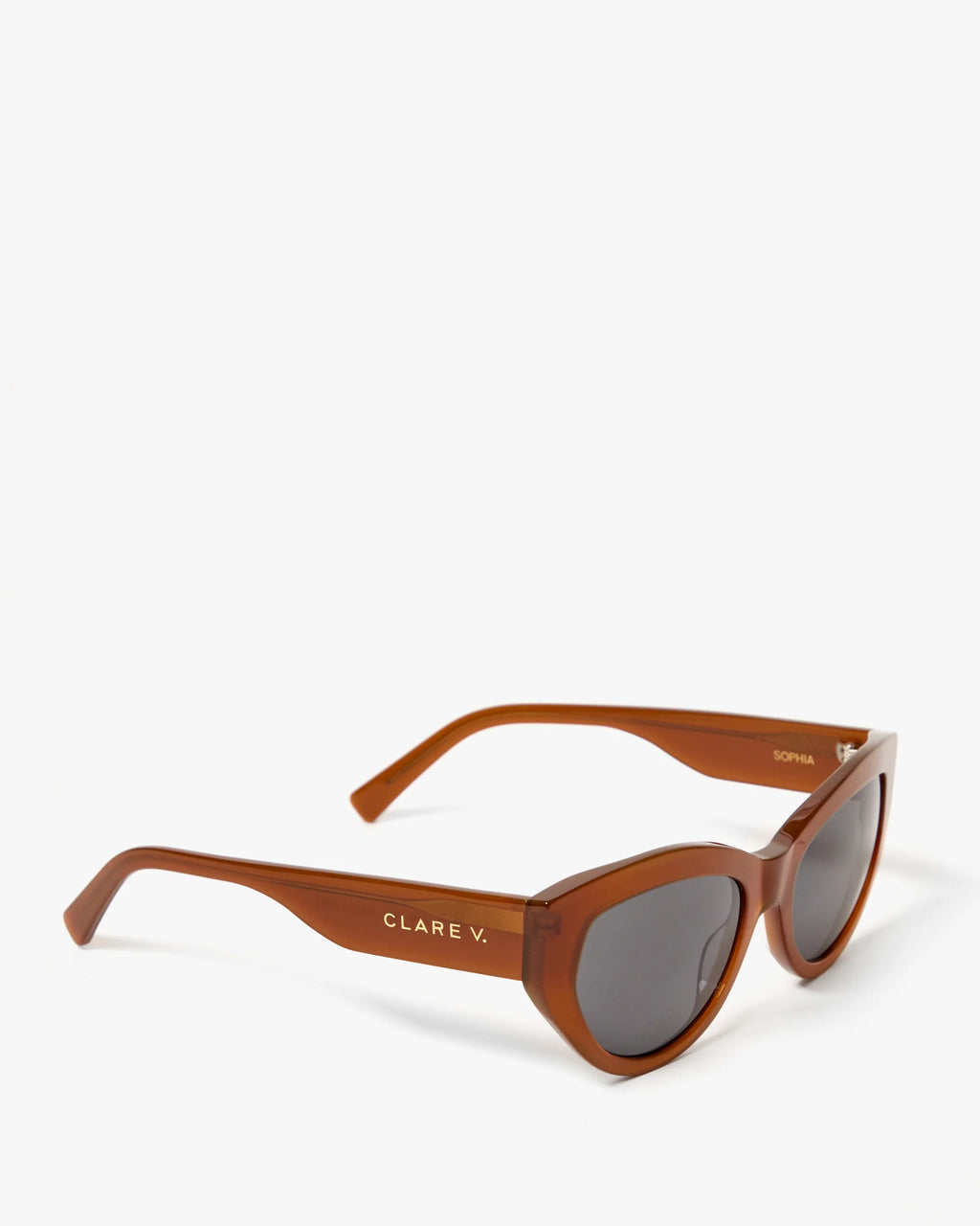 Clare V. Sophia Sunglasses in Chocolate