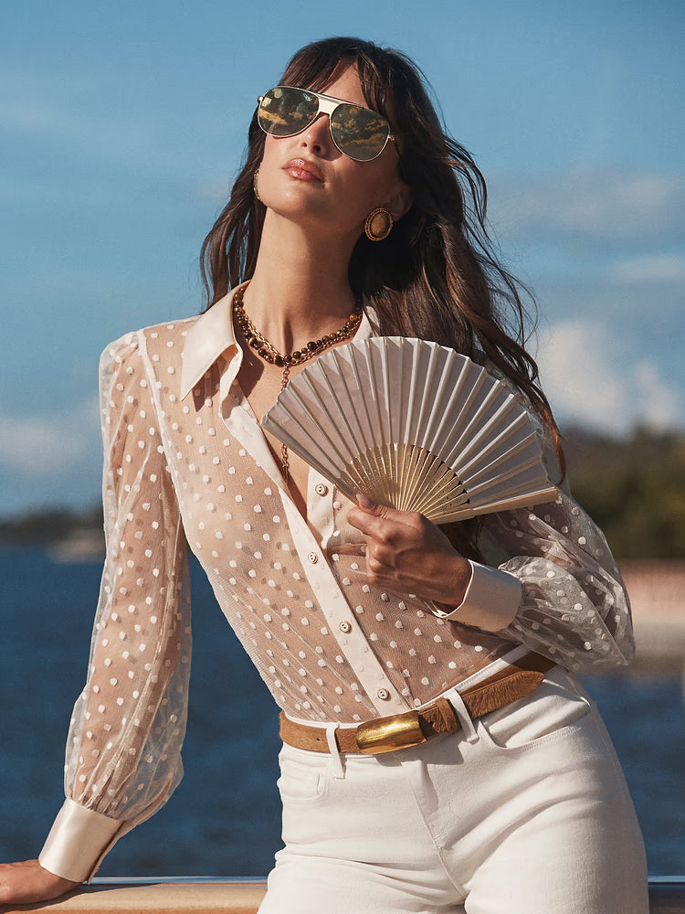 L'AGENCE Sophie Long-Sleeved Blouse