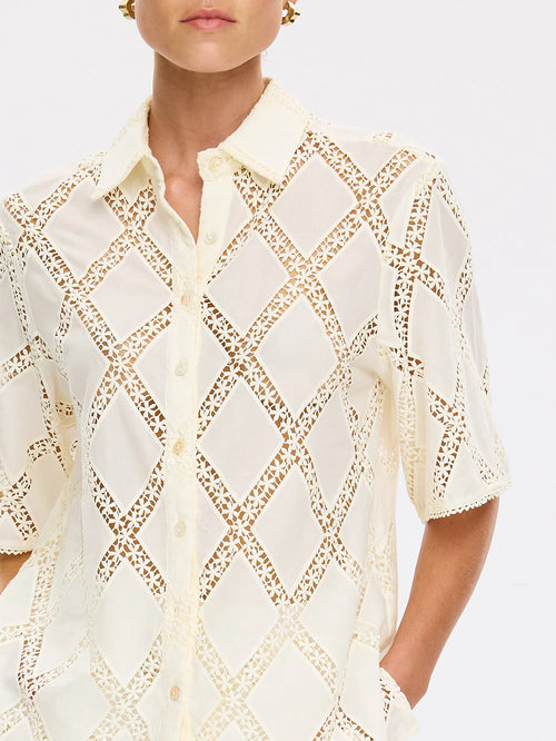 Kivari Izzy Shirt in Cream