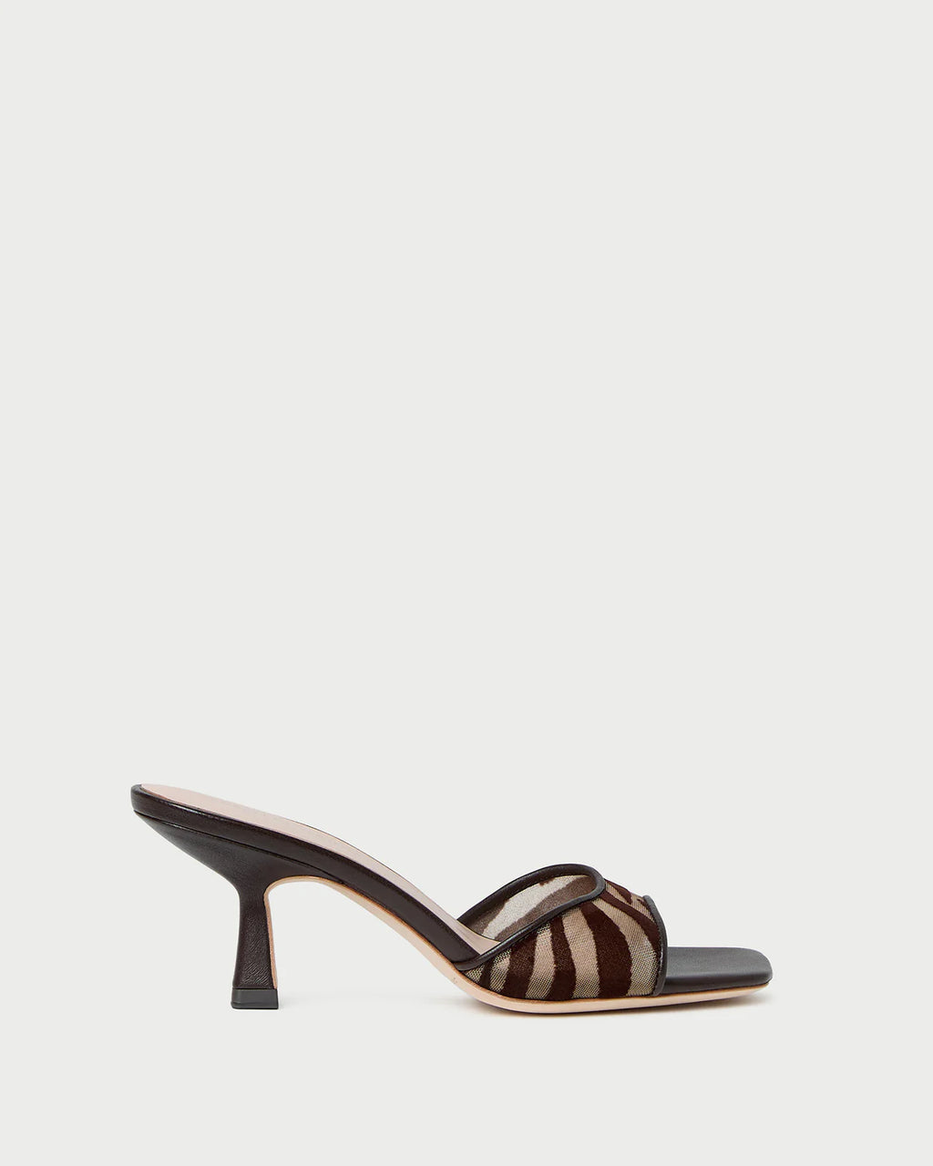 Loeffler Randall Tavia Zebra Mesh Mule