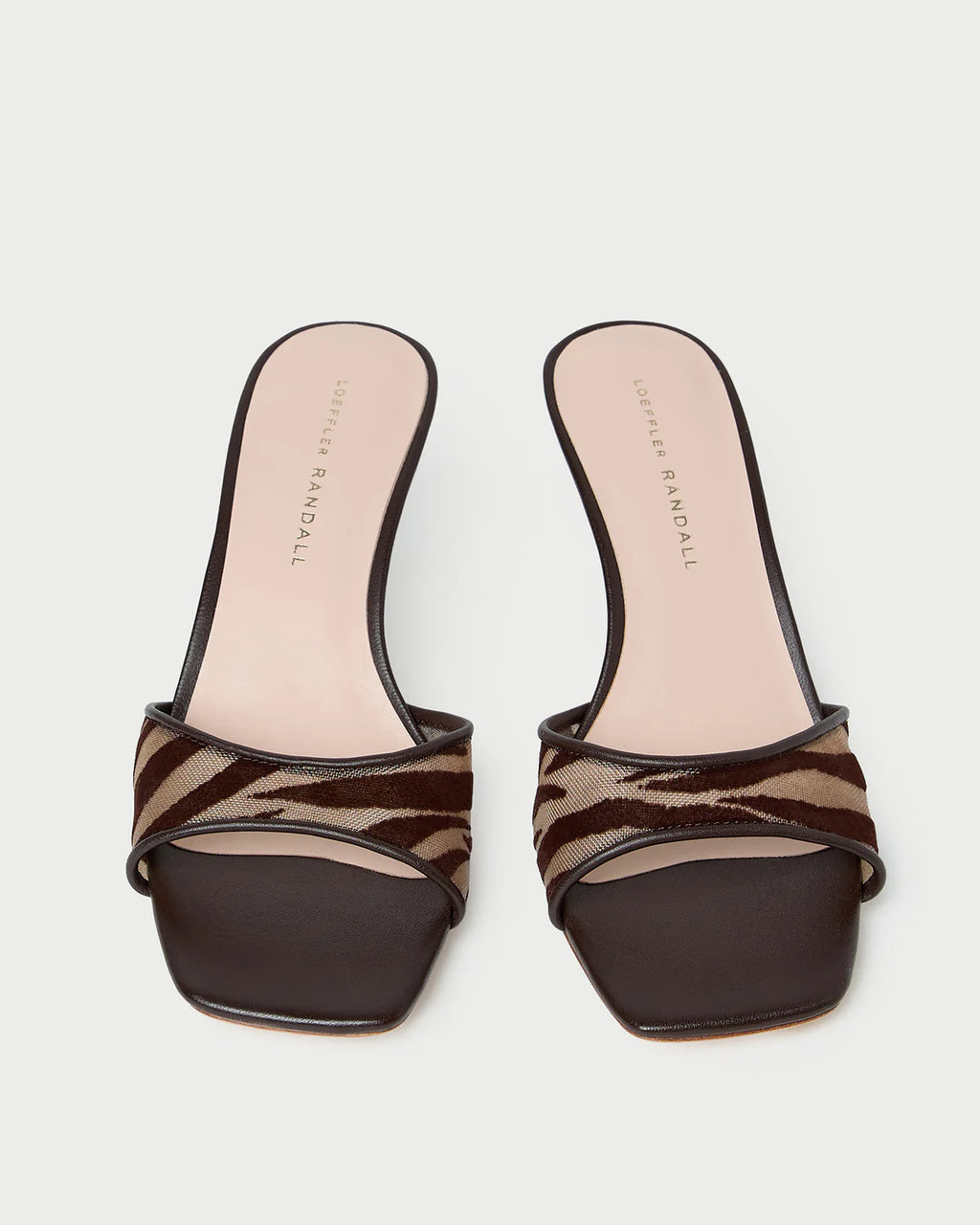 Loeffler Randall Tavia Zebra Mesh Mule