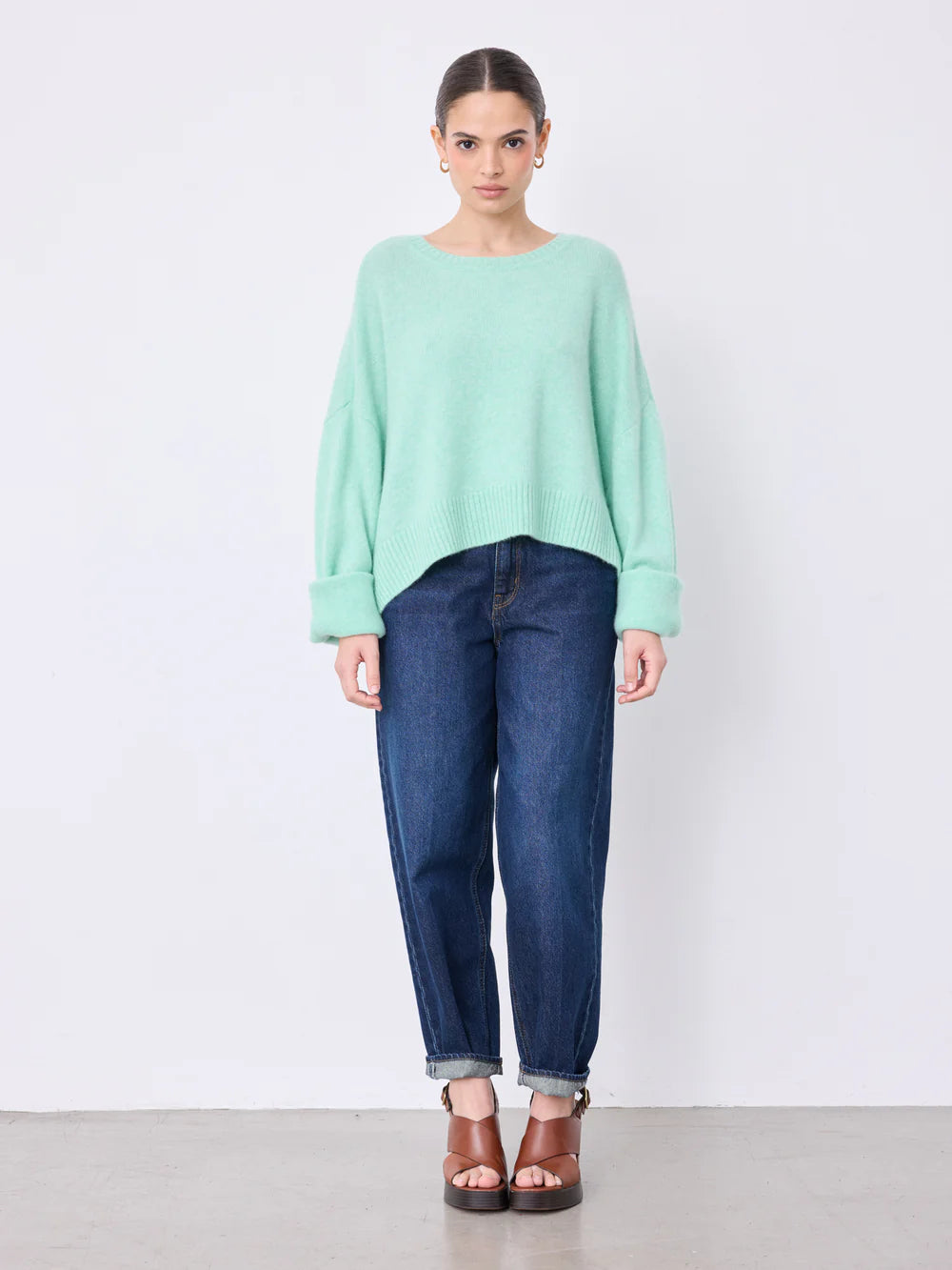 NOTSHY Tayra Jumper Oversize in Herbier