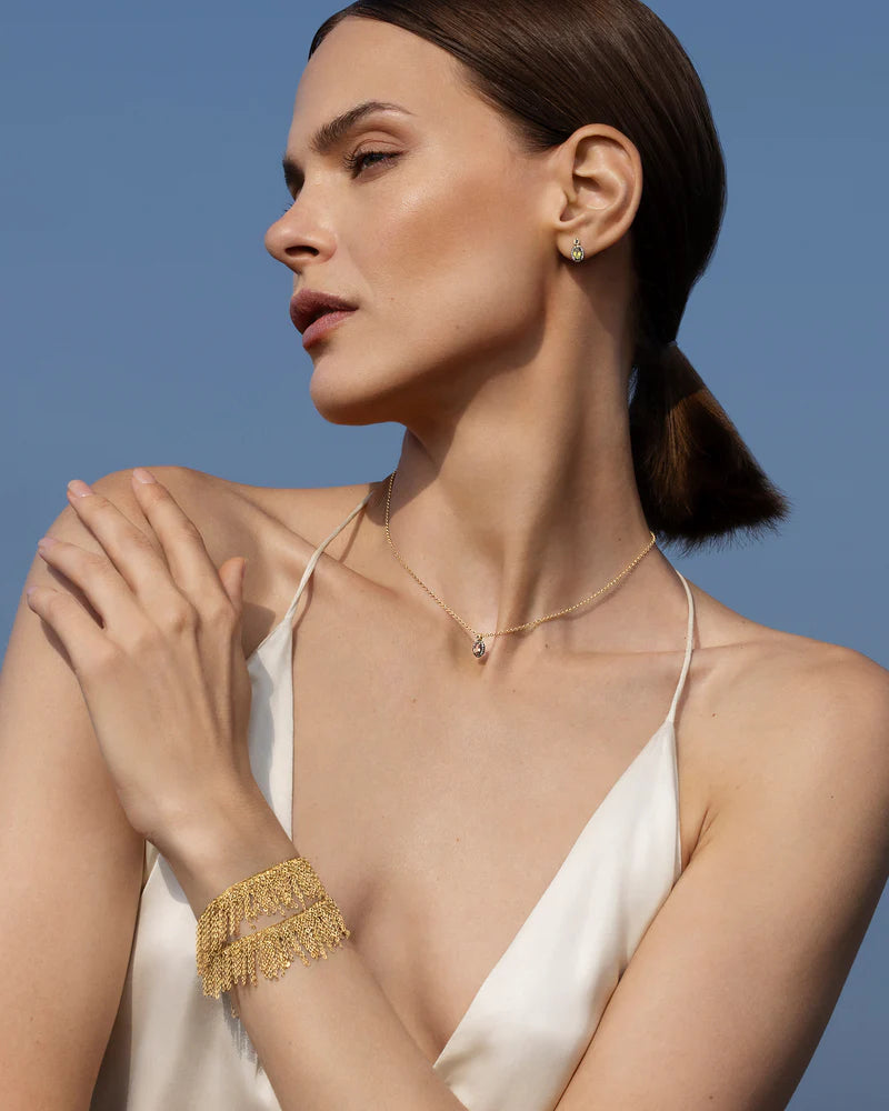 Marie Laure Chamorel Double Wrap Bracelet Gold