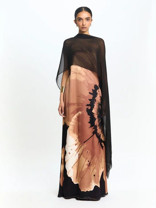 DIARRABLU Handbeaded Tubi Dress in Amor Rose