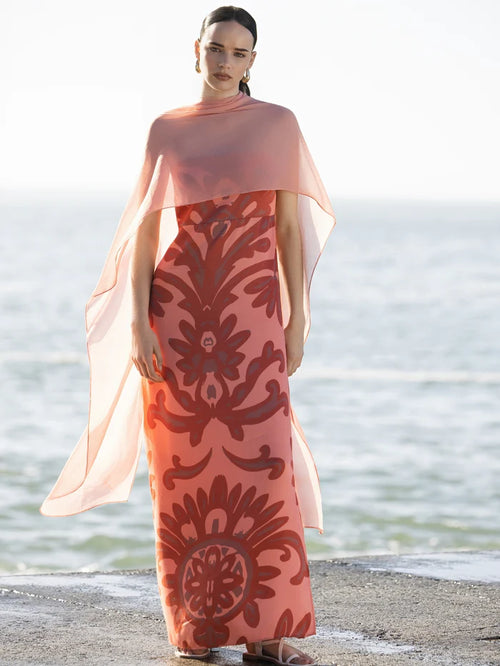 DIARRABLU Tubi Dress in Elia Rose
