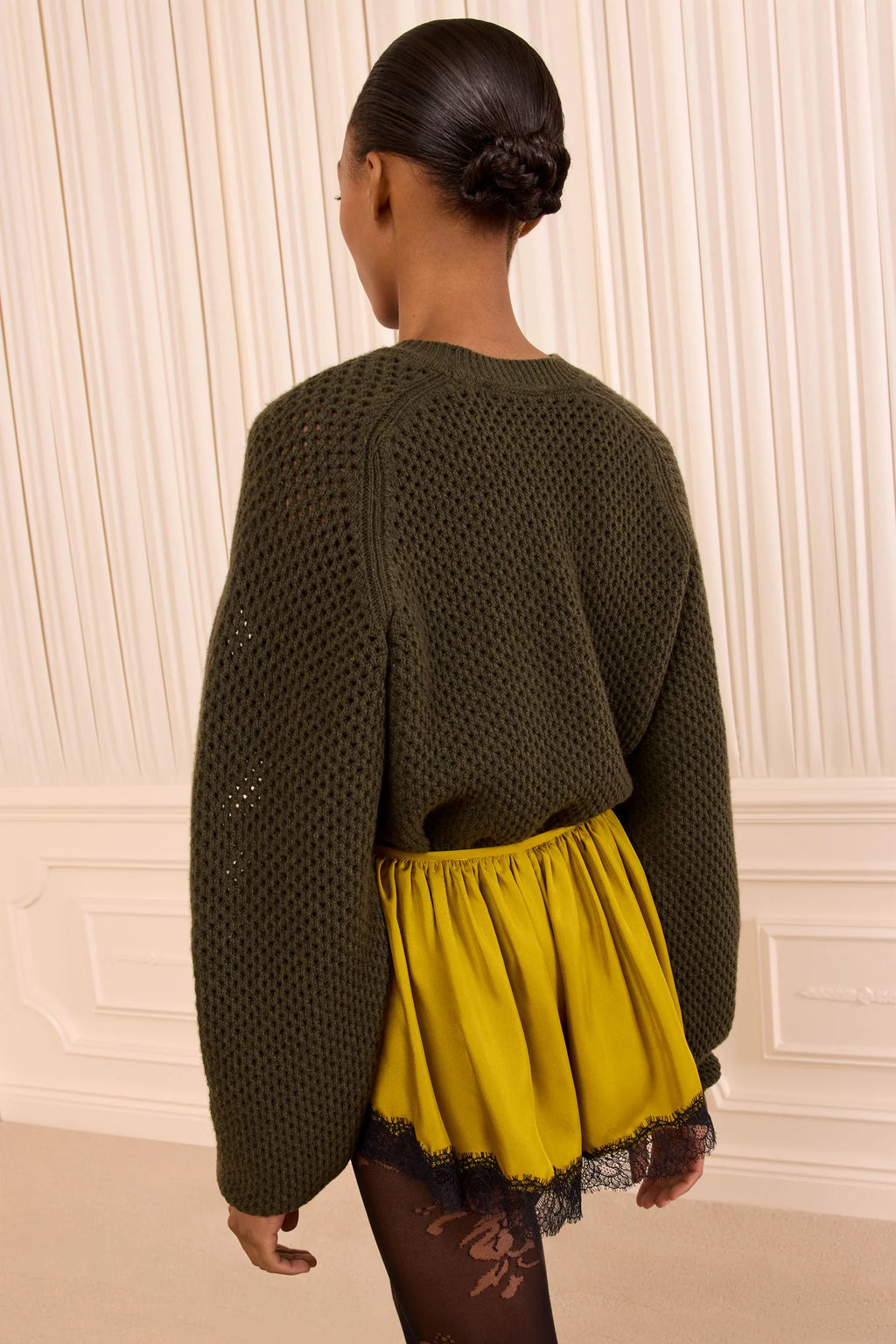 Ulla Johnson Ronan Knit Pullover in Militaire