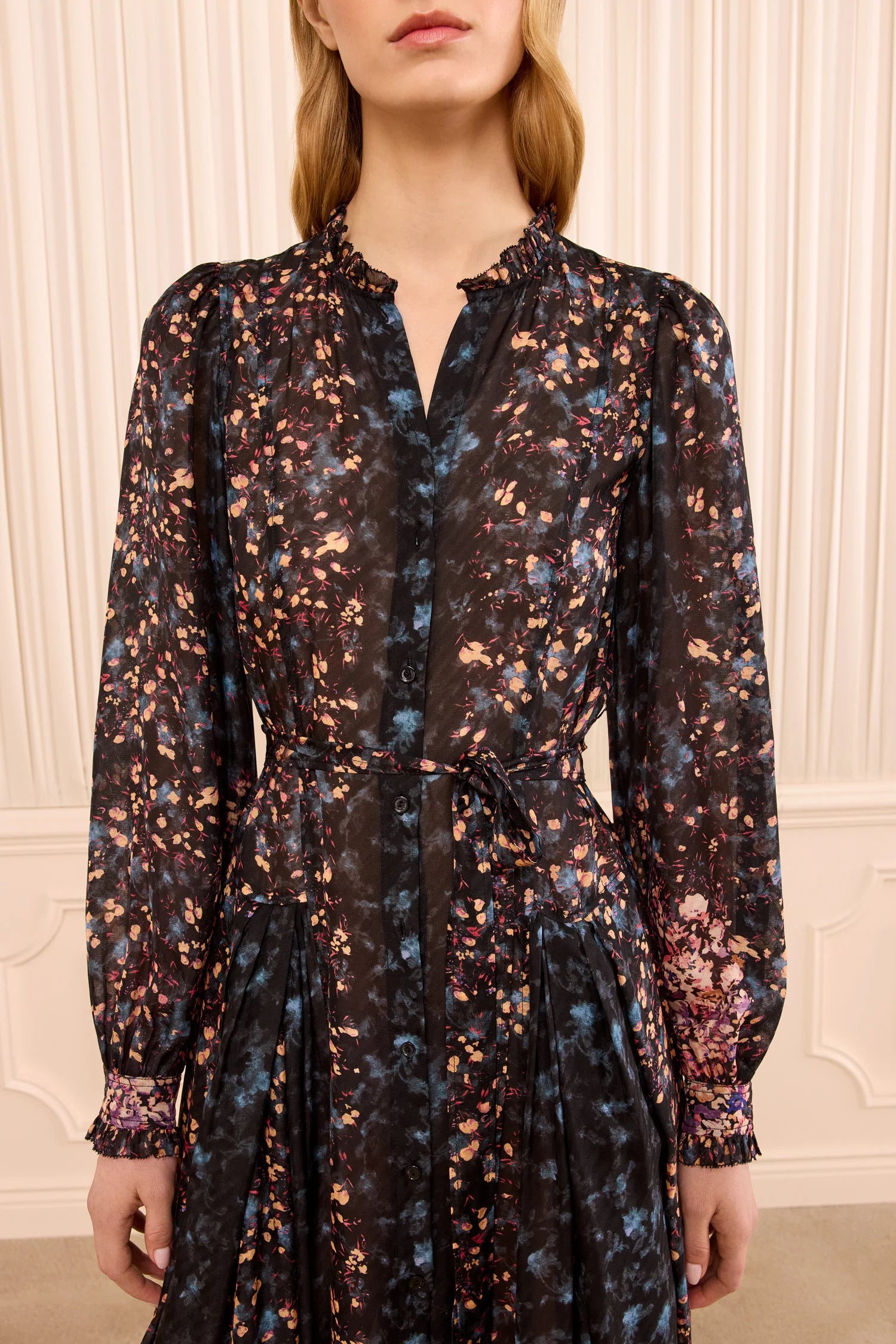 Ulla Johnson Tessa Silk Dress in Eclipse