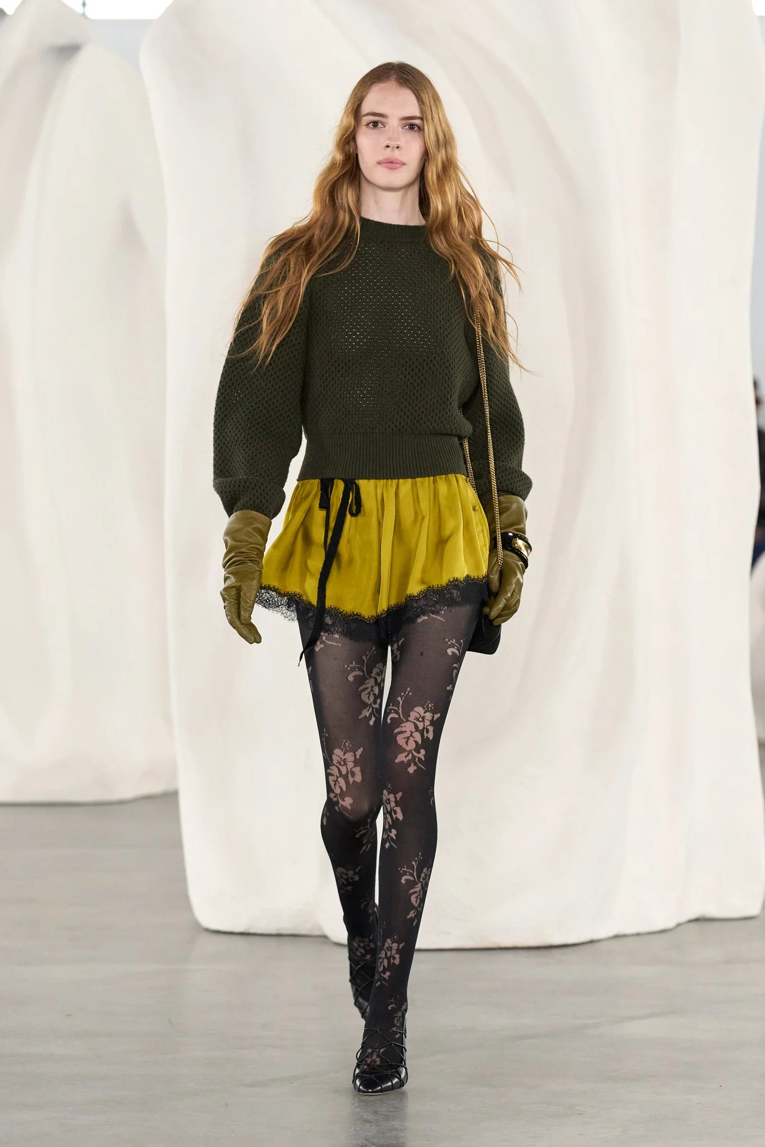 Ulla Johnson Ronan Knit Pullover in Militaire