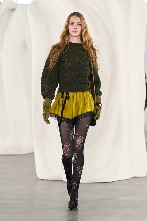 Ulla Johnson Ronan Knit Pullover in Militaire