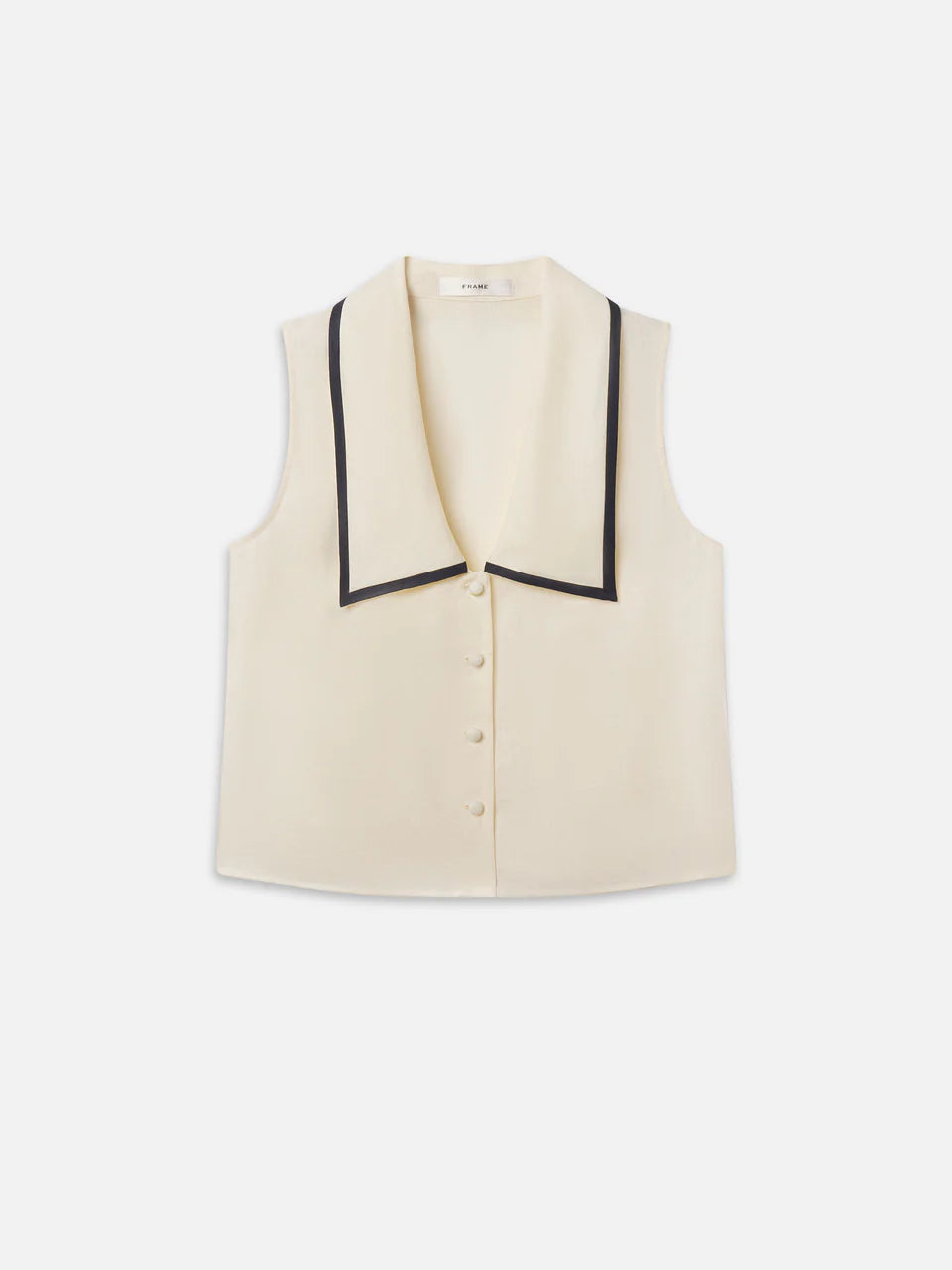 FRAME The Cabana Top in Cream