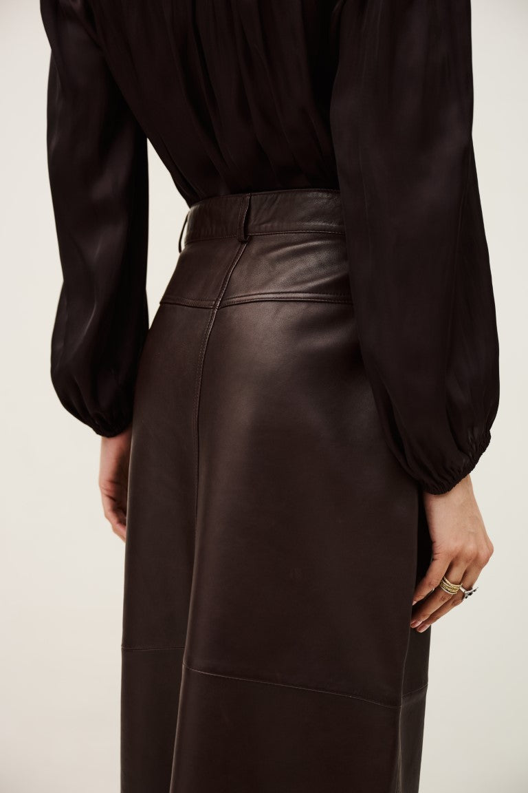 Ba&sh Solene Skirt in Aubergine