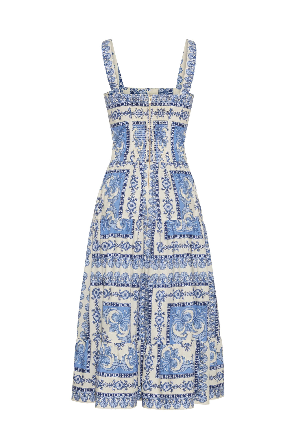 Cara Cara Margarita Dress in Hudson Scarf Sky
