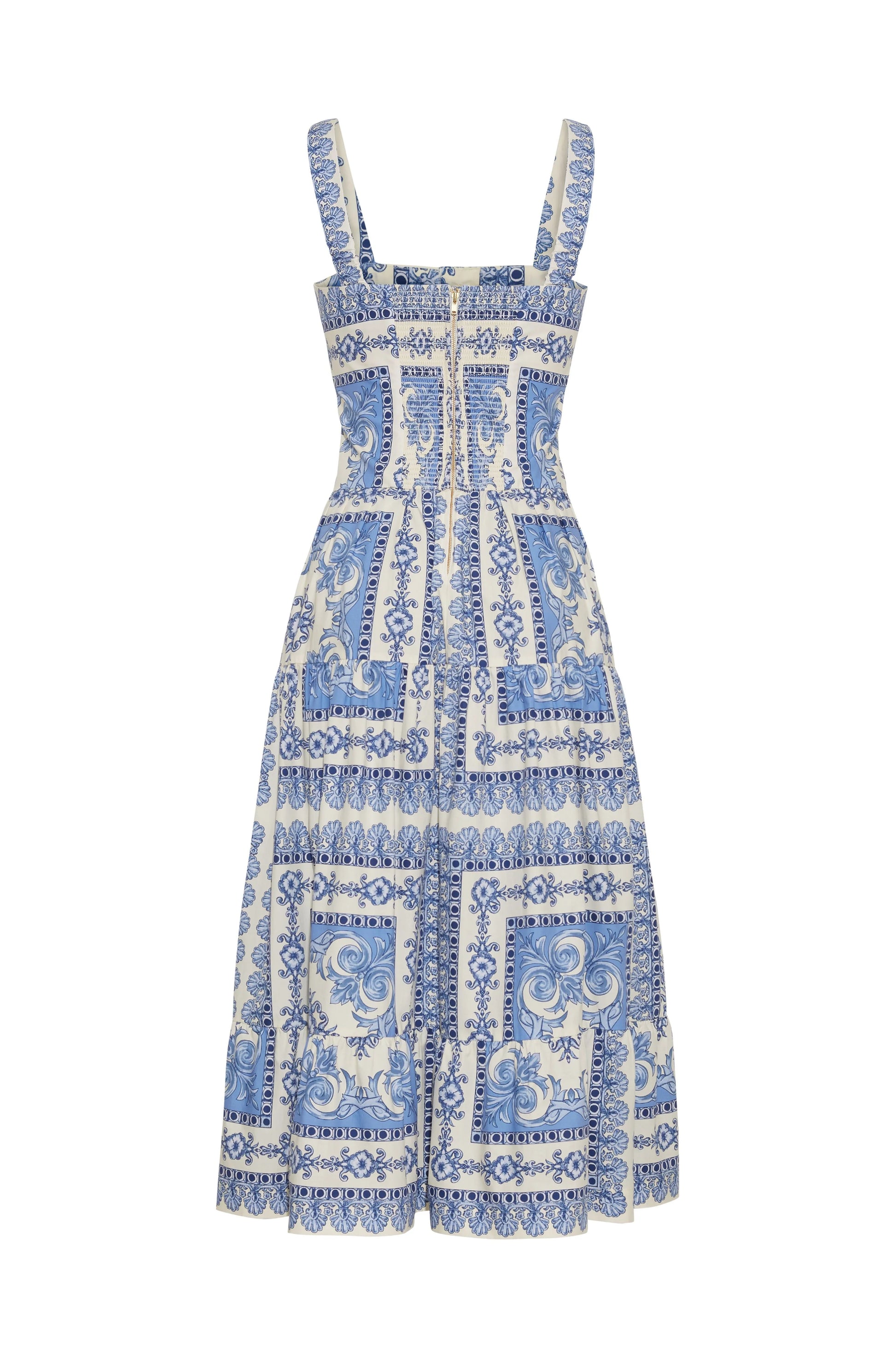 Cara Cara Margarita Dress in Hudson Scarf Sky
