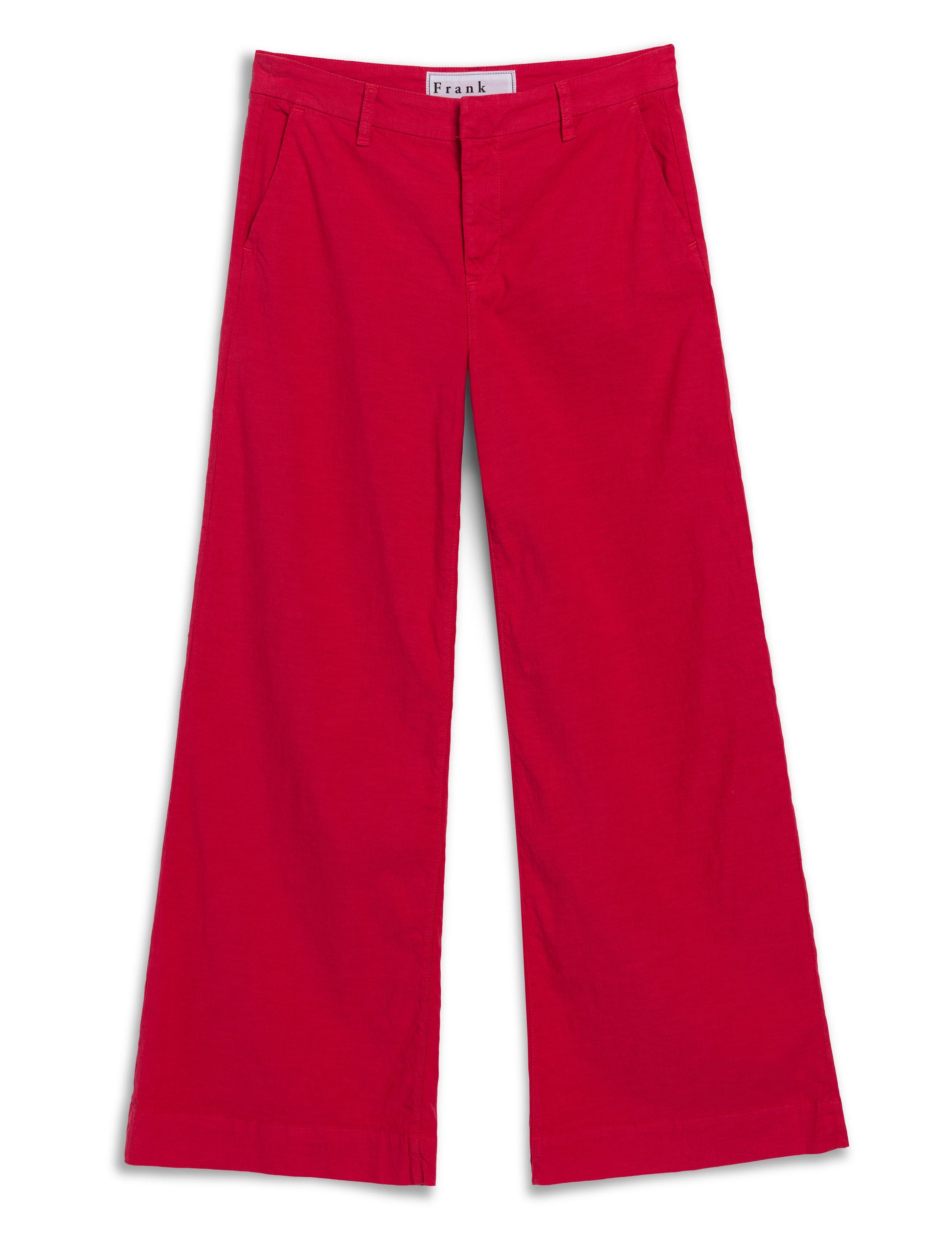 Frank & Eileen West Village Trouser in Washed Red