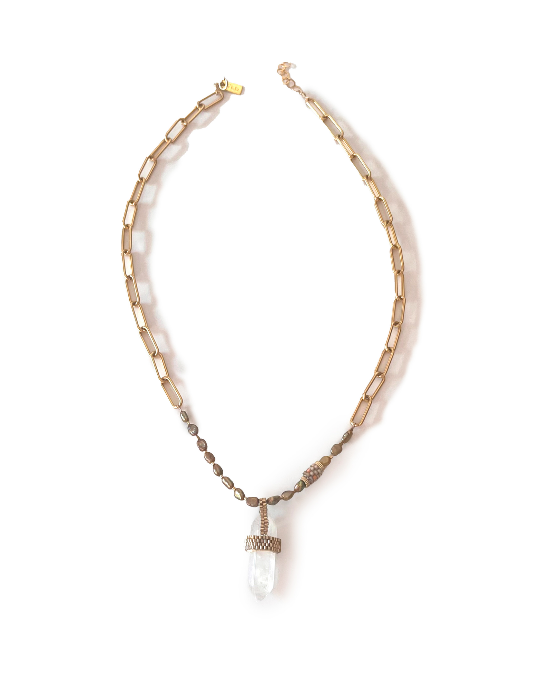 ILD Dove Necklace Agate Short