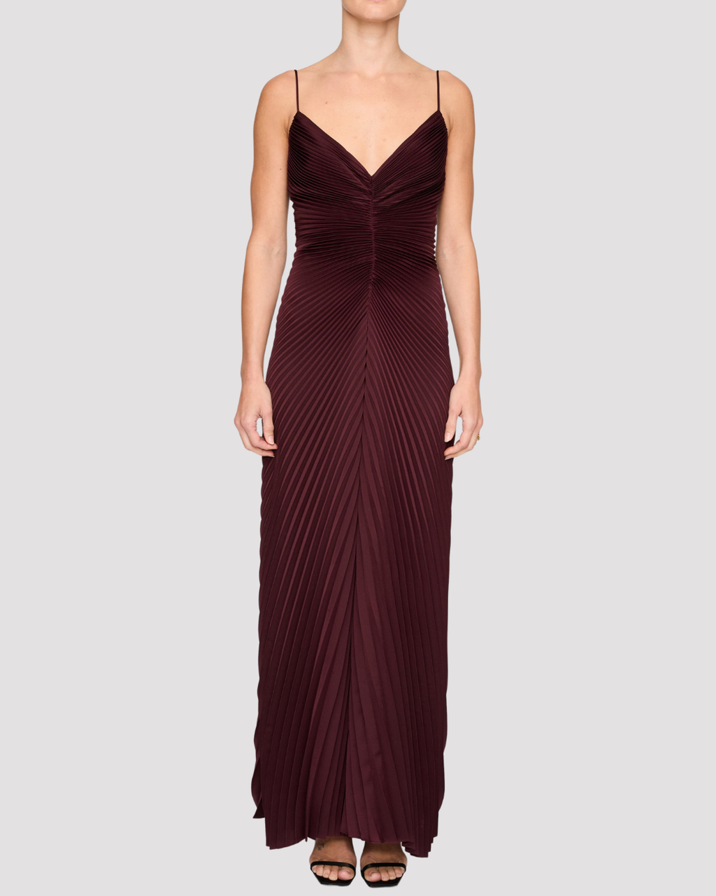 A.L.C. Genevieve Gown in Pinot Red